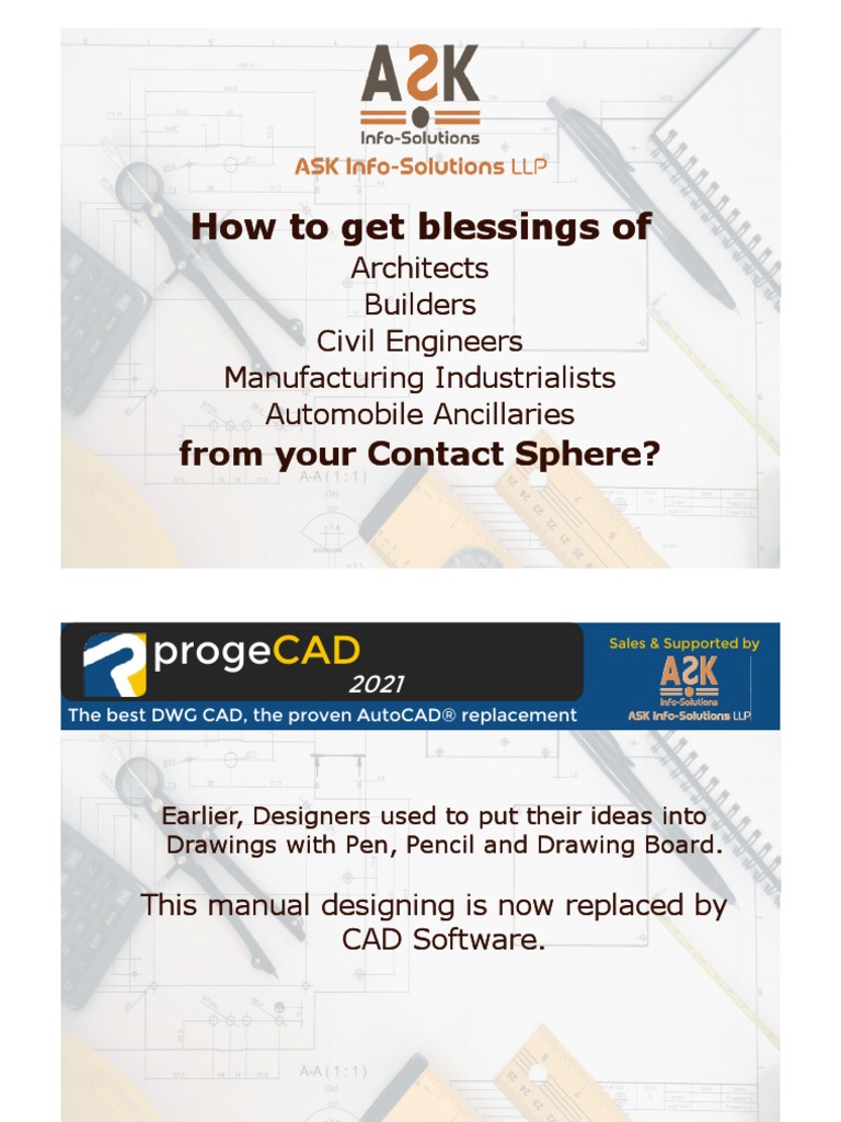 Progecad Introduction Pdf Auto Cad Computer Aided Design