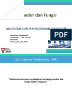 Prosedur Dan Fungsi