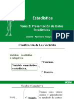 TEMA 2 - Tablas de Frecuencia y Gráficos - UCSM