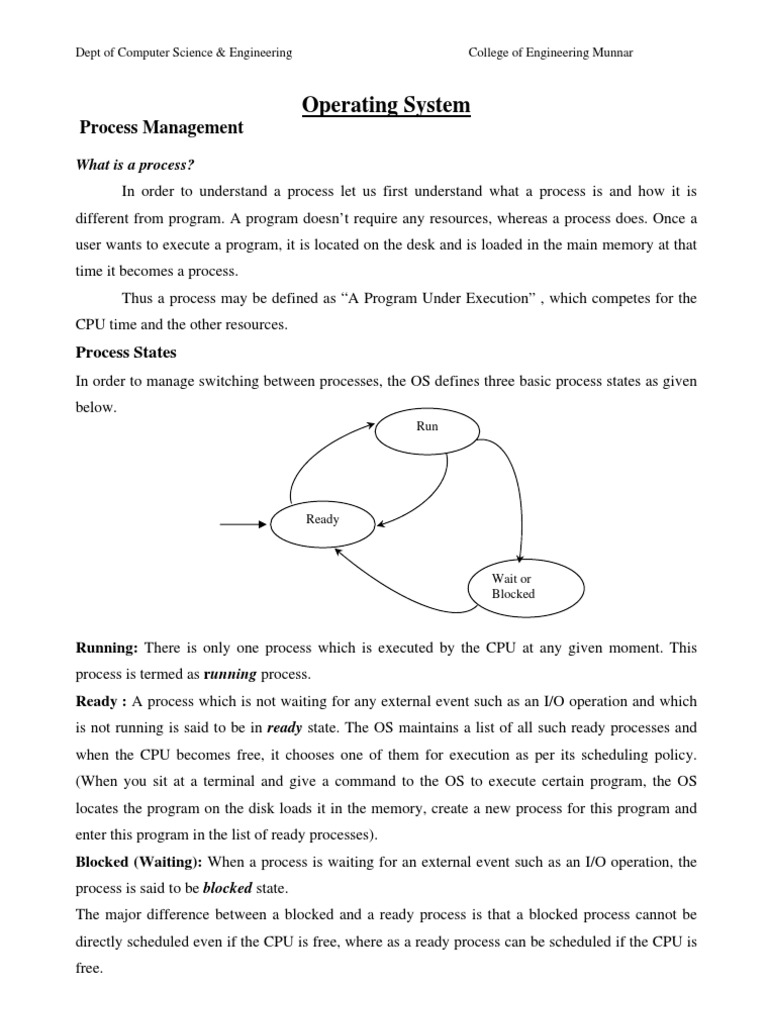 Process Management | PDF
