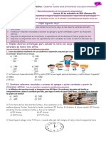 Matemática S 23  D2 Setiembre - Retroalimentación de la evaluación diagnóstica MATEMÁTICA