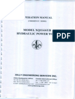 Model Xql14/6Yb Hydraulic Power Tong: Operation Manual