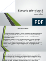 Educația Digitală. Modulul Robotica