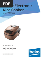 Smart Electronic Rice Cooker: User Manual