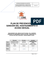 Plan de Prevenciòn y Sanciòn Del Hostigamiento Sexual