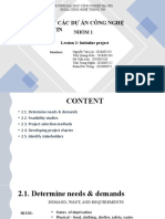 Quản Lý Các Dự Án Công Nghệ Thông Tin: Lession 2: Initialize project