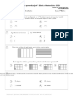 Prueba Diagnostica 6 Basico Matematica 2021 5108226