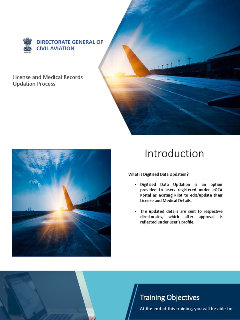 Egca User Manual - License And Medical Records Updation Process | Pdf |  Aircraft Configurations | Aerospace