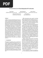 Download Towards Street-Level Client-Independent IP Geolocation by veldmuis SN52709985 doc pdf