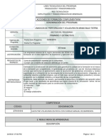 Informe Programa de Formación Complementaria (5) Perforación y Voladura