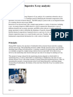 EDX (Energy Dispersive X-Ray Analysis)