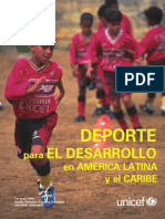 3Deporte Para El Desarrollo en América Latina y El Caribe (UNICEF)