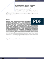 Prosthetic Meshes For Hernia Repair: State of Art, Classification, Antimicrobial Approaches, and Fabrication Methods