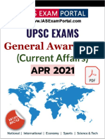 Ias Exam Portal - Monthly Current Affairs Apr 2021