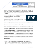 Instructivo para La Elaboracion Y Codificación de Documentos Y Registros Del Sig