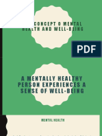 The Concept o Mental Health and Well Being Autosaved