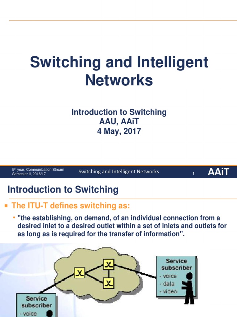 Introduction to Switching Networks | PDF | Computer Network | Packet ...