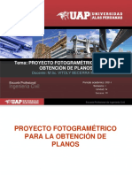 Proyectos fotogramétricos: fases para obtener planos