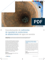 Articulo Tecnico Caracterizacion Rugosidad Conducciones Abastecimiento Agua Tecnoaqua Es