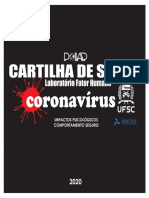 Cartilha de Saúde Na Pandemia Do Coronavírus_impactos Psicológicos e Comportamento Seguro