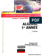 Algèbre 1re Année - Cours Et Exercices Avec Solutions (PDFDrive)