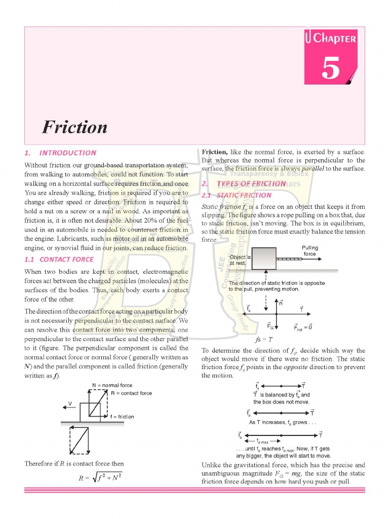 Phy - FrictionS | PDF