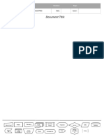 Process Flow Template