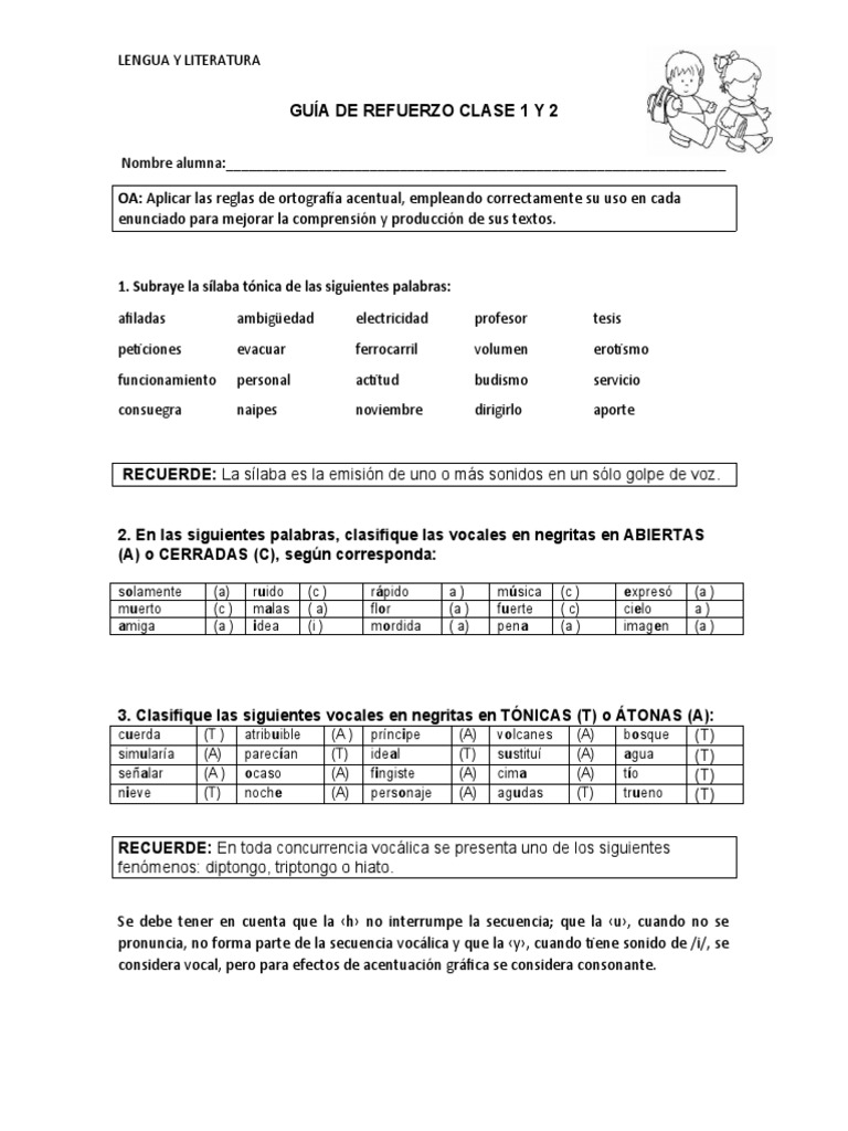 Guía de Ortografía y Acentuación | PDF | Voz humana | Lingüística