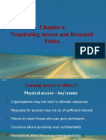 Negotiating Access and Research Ethics