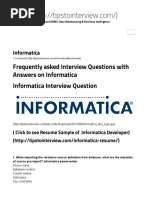 Informatica Interview Questions Answers