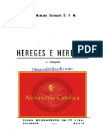 Frei Mariano Diekhans - OFM - Hereges e Heresias