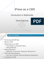 WordPress As A CMS