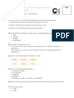 Simulado 6º A - Modulo 1 e 2