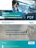 Simatic Wincc Unified System: Unrestricted © Siemens 2020
