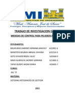 Medidas de Control para Peligros Biológicos GRUPO 1