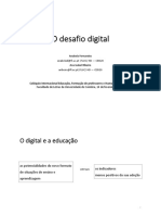 O desafio digital: as potencialidades do digital na educação