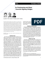 Behavior of CFRP For Prestressing and Shear Reinforcements of Concrete Highway Bridges