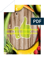 Tema 5 - Alimentos y Nutrientes Que Requieren Los Seres Vivos