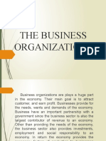 The Business Organizations PPP