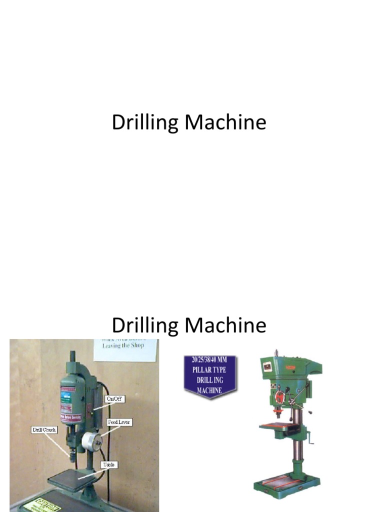 Drilling and Boring Machine Overview | PDF | Technology & Engineering