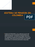 Sistema de Pension en Colombia....