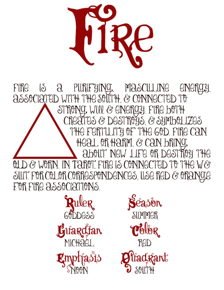 Understanding Fire's Symbolism and Energy | PDF
