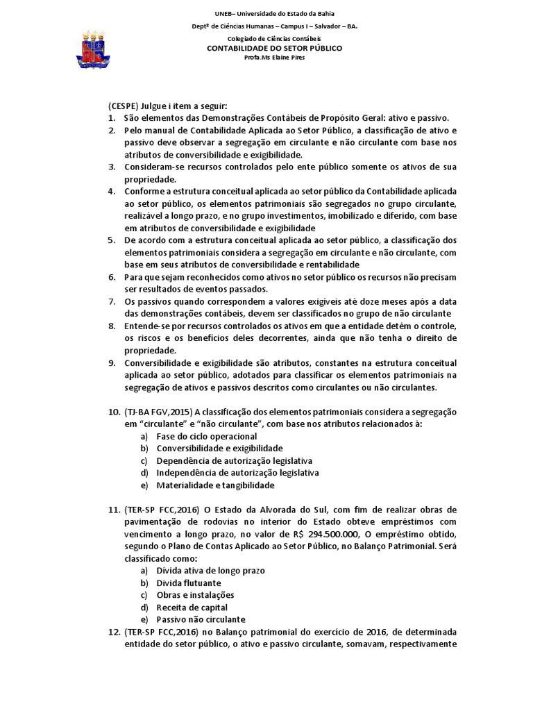 3 - Exercicio Ativo, Passivo e Patrimonio Liquido | PDF | Contabilidade |  Passivo (contabilidade financeira), image size:768x1024