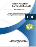 Pedoman Penulisan Karya Tulis Ilmiah 2019 - Edisi PKL