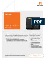 Schlage Multi Technology Readers Data Sheet 105354