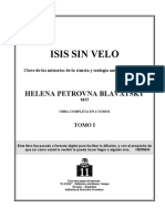 43891792 Blavatsky H P Isis Sin Velo 1