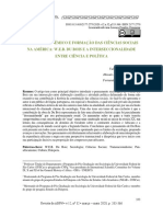 Racismo Acadêmico E Formação Das Ciências Sociais Na América: W.E.B. Du Bois E A Interseccionalidade Entre Ciência E Política