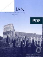 FSI - Italian Familiarization and Short Term Training - Volume 2