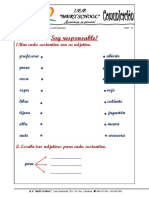 Tarea de Adjetivos