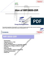 Samsung INR18650 25R Datasheet